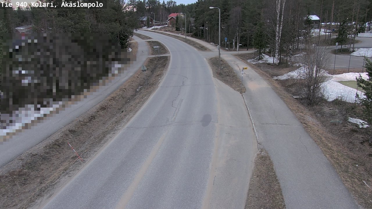 Kelikamerat Kuva Tie 940 Kolari, Äkäslompolo, Kolari, Lappi
