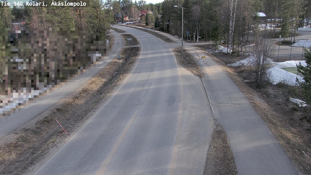 Weather Camera Image Väg 940 Kolari, Äkäslompolo, Kolari, Lappi