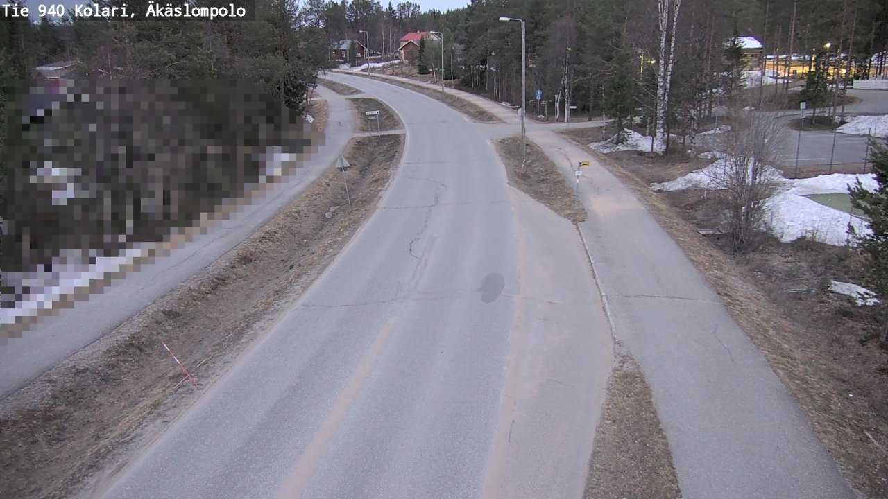 Weather Camera Image Road 940 Kolari, Äkäslompolo, Kolari, Lappi