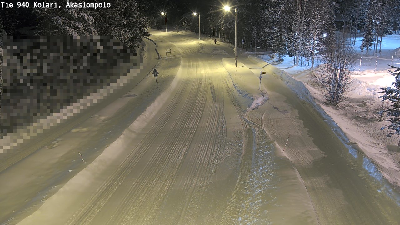 Kelikamerat Kuva Tie 940 Kolari, Äkäslompolo, Kolari, Lappi