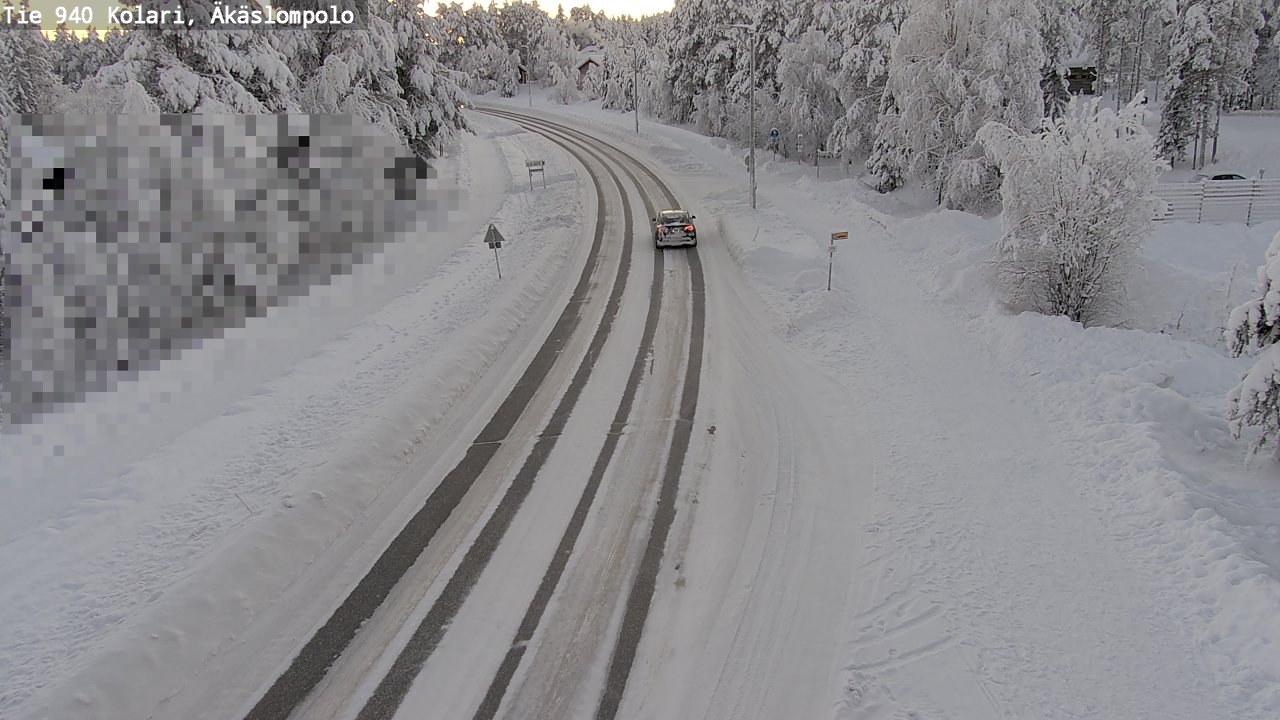 Kelikamerat Kuva Tie 940 Kolari, Äkäslompolo, Kolari, Lappi