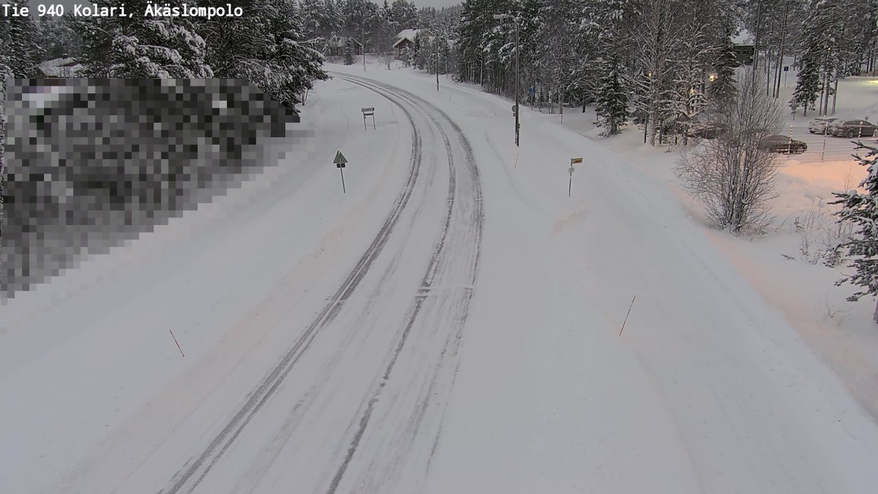Kelikamerat Kuva Tie 940 Kolari, Äkäslompolo, Kolari, Lappi