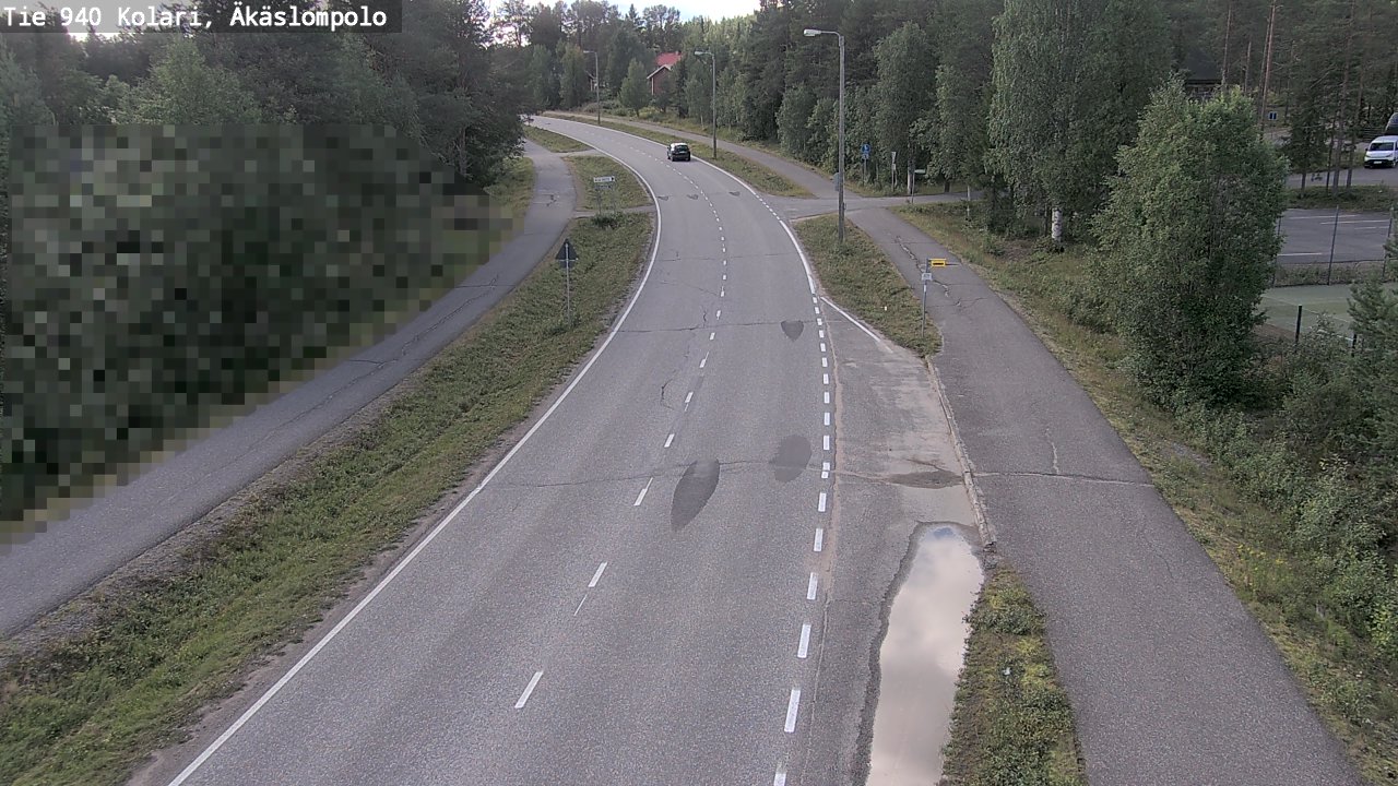 Weather Camera Image Väg 940 Kolari, Äkäslompolo, Kolari, Lappi