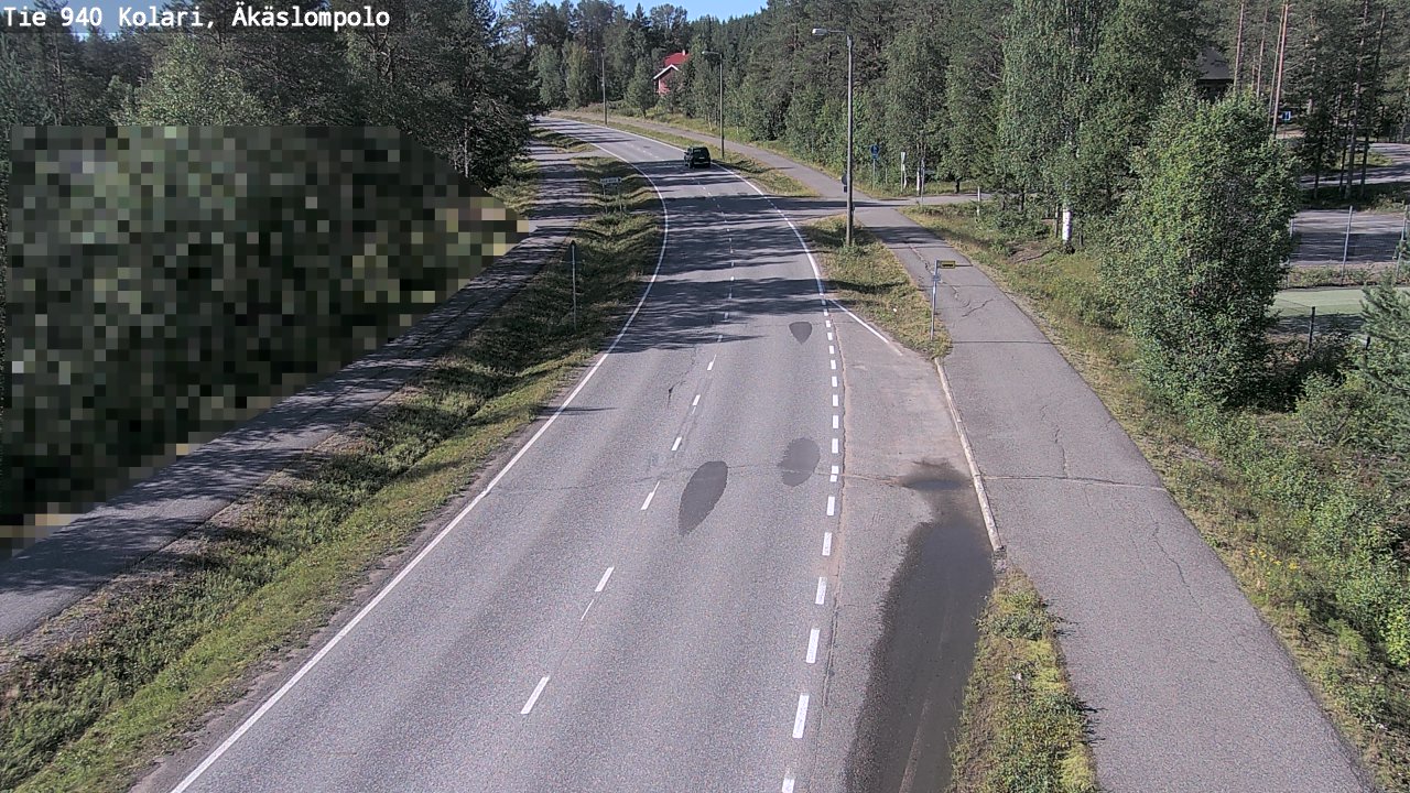 Weather Camera Image Väg 940 Kolari, Äkäslompolo, Kolari, Lappi
