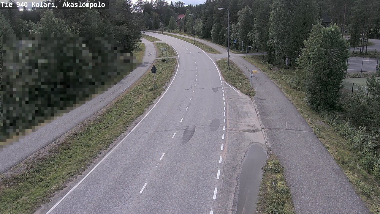 Weather Camera Image Väg 940 Kolari, Äkäslompolo, Kolari, Lappi