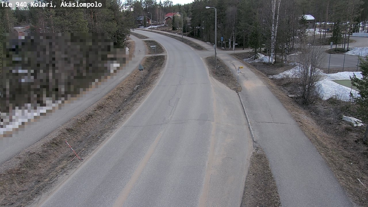 Weather Camera Image Väg 940 Kolari, Äkäslompolo, Kolari, Lappi