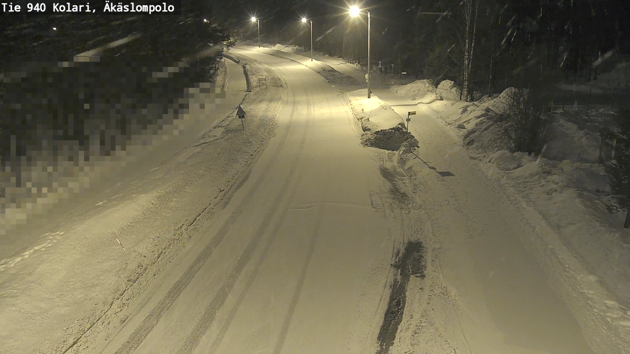 Kelikamerat Kuva Tie 940 Kolari, Äkäslompolo, Kolari, Lappi