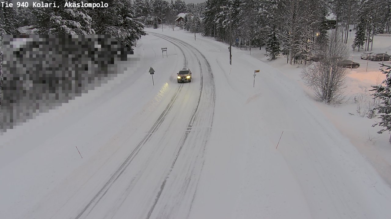 Kelikamerat Kuva Tie 940 Kolari, Äkäslompolo, Kolari, Lappi