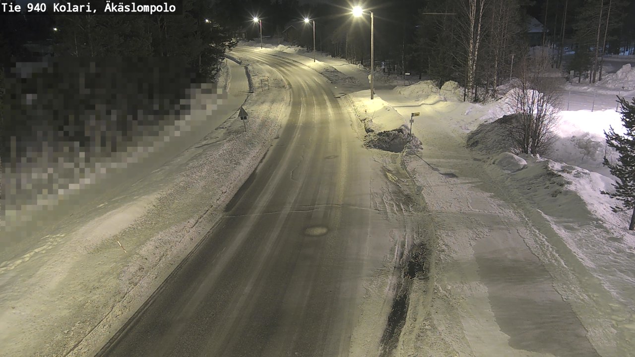 Kelikamerat Kuva Tie 940 Kolari, Äkäslompolo, Kolari, Lappi