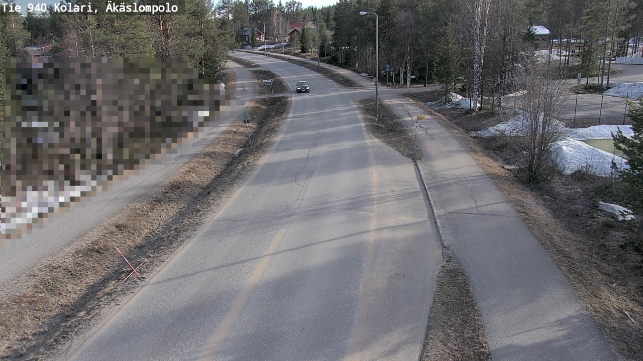 Weather Camera Image Väg 940 Kolari, Äkäslompolo, Kolari, Lappi