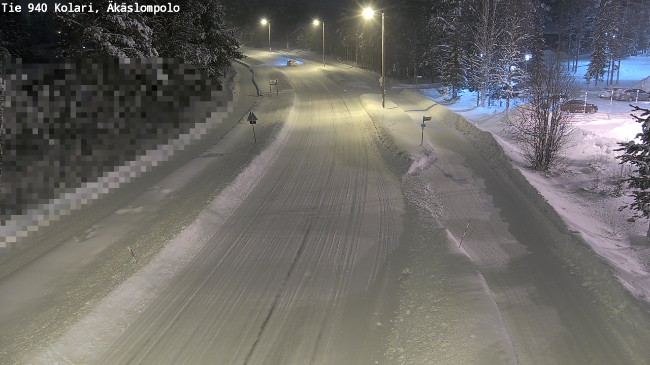 Kelikamerat Kuva Tie 940 Kolari, Äkäslompolo, Kolari, Lappi