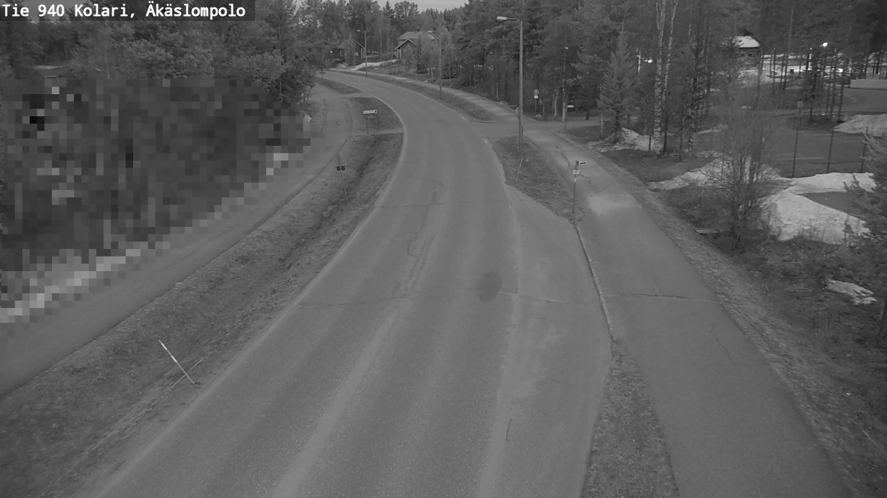 Weather Camera Image Väg 940 Kolari, Äkäslompolo, Kolari, Lappi