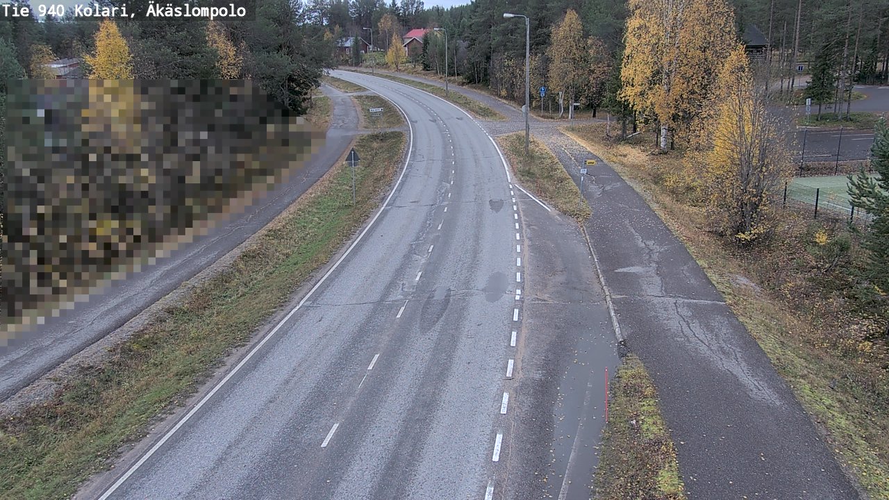 Weather Camera Image Väg 940 Kolari, Äkäslompolo, Kolari, Lappi