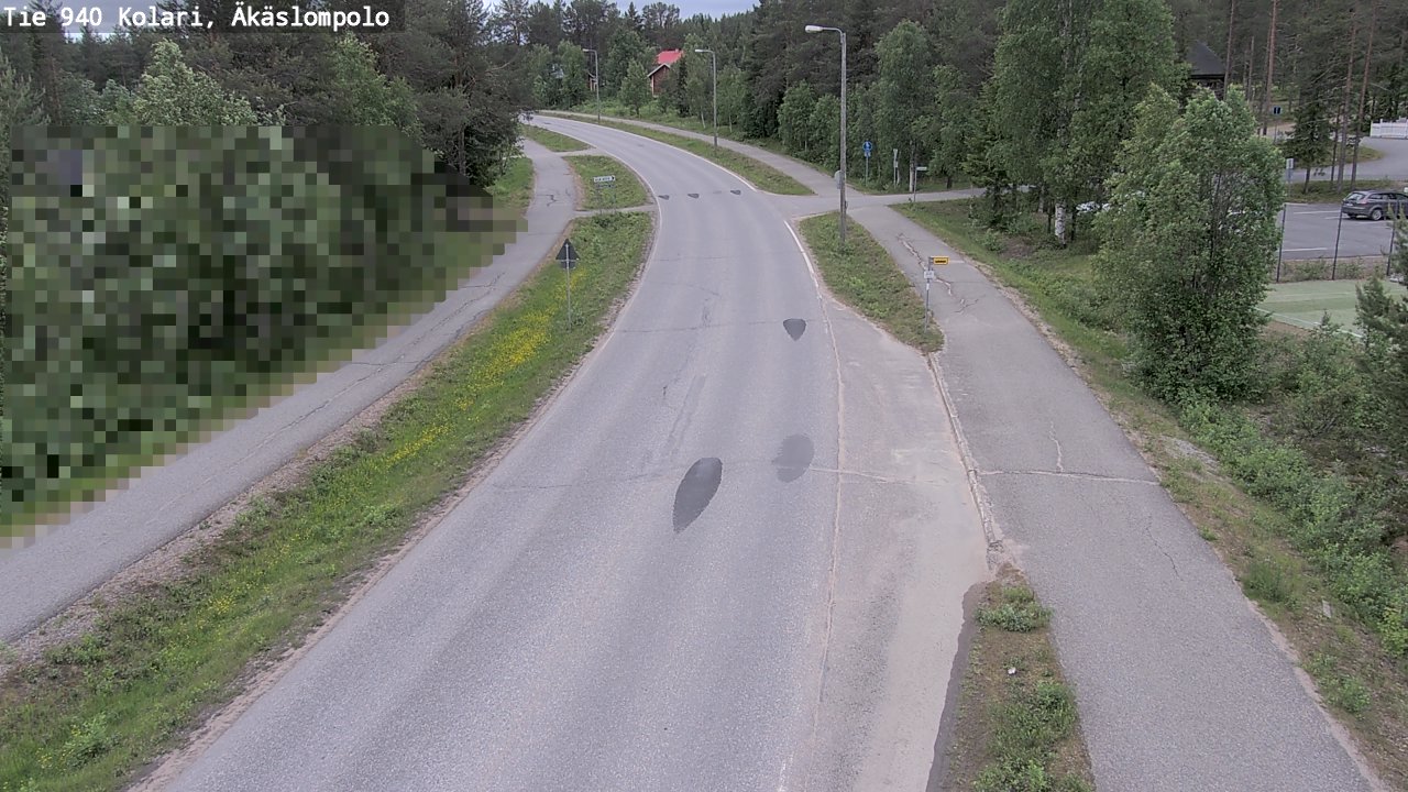 Weather Camera Image Väg 940 Kolari, Äkäslompolo, Kolari, Lappi