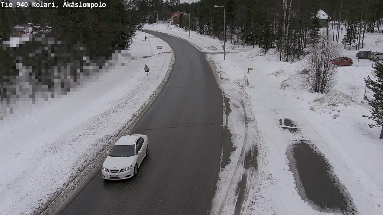 Weather Camera Image Road 940 Kolari, Äkäslompolo, Kolari, Lappi