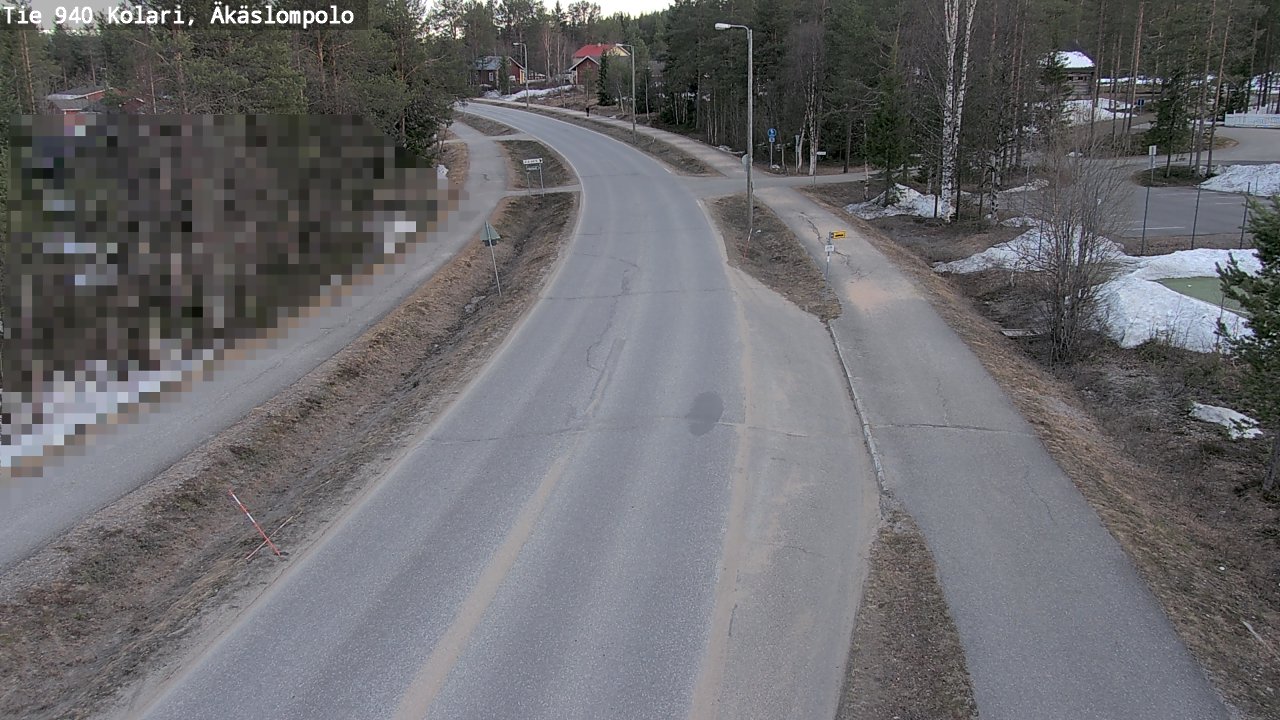 Weather Camera Image Väg 940 Kolari, Äkäslompolo, Kolari, Lappi