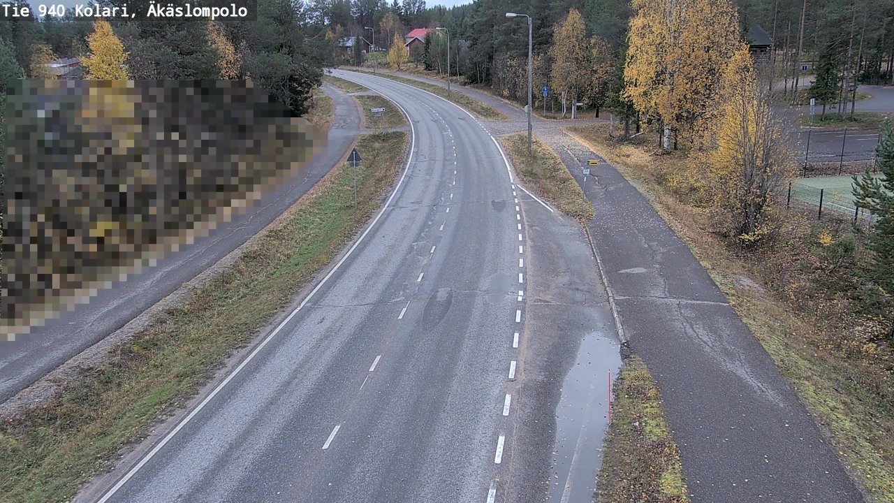Weather Camera Image Väg 940 Kolari, Äkäslompolo, Kolari, Lappi