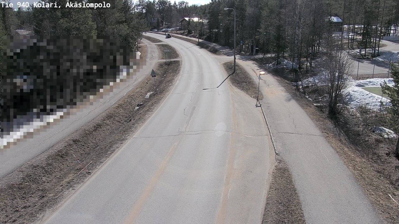 Weather Camera Image Väg 940 Kolari, Äkäslompolo, Kolari, Lappi