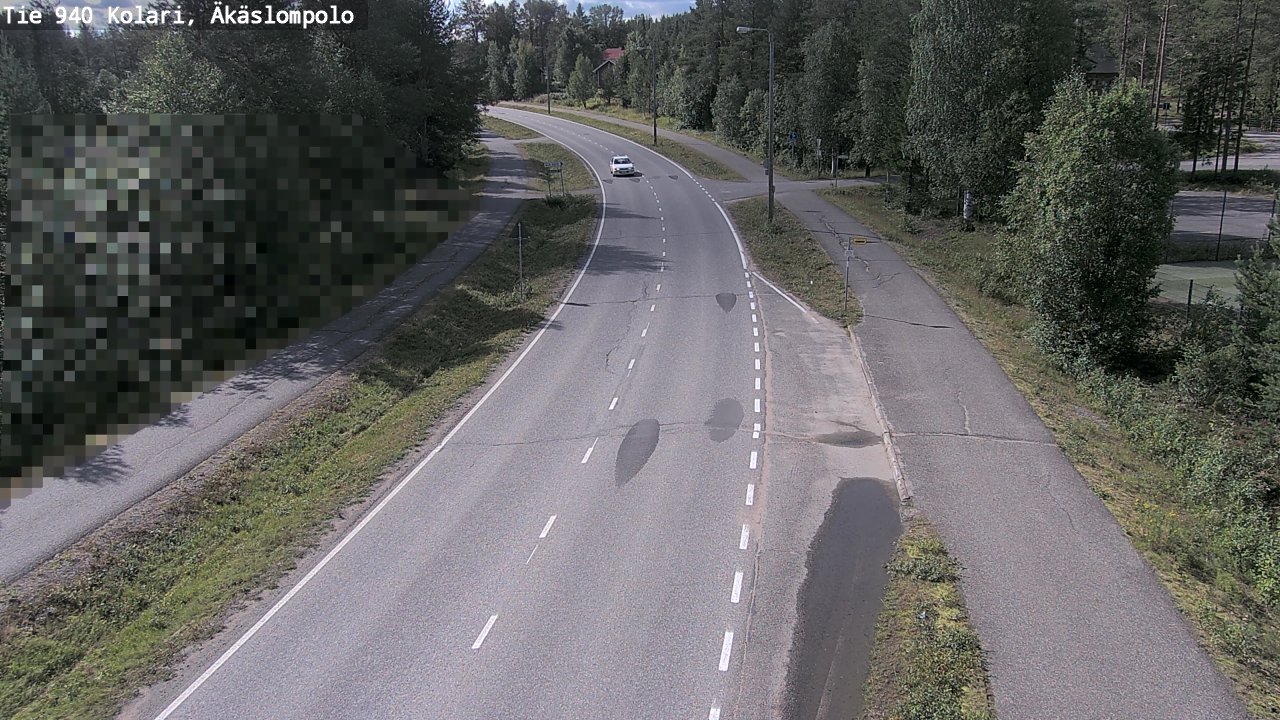 Weather Camera Image Väg 940 Kolari, Äkäslompolo, Kolari, Lappi