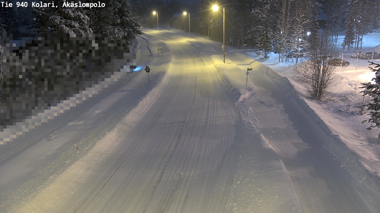 Kelikamerat Kuva Tie 940 Kolari, Äkäslompolo, Kolari, Lappi