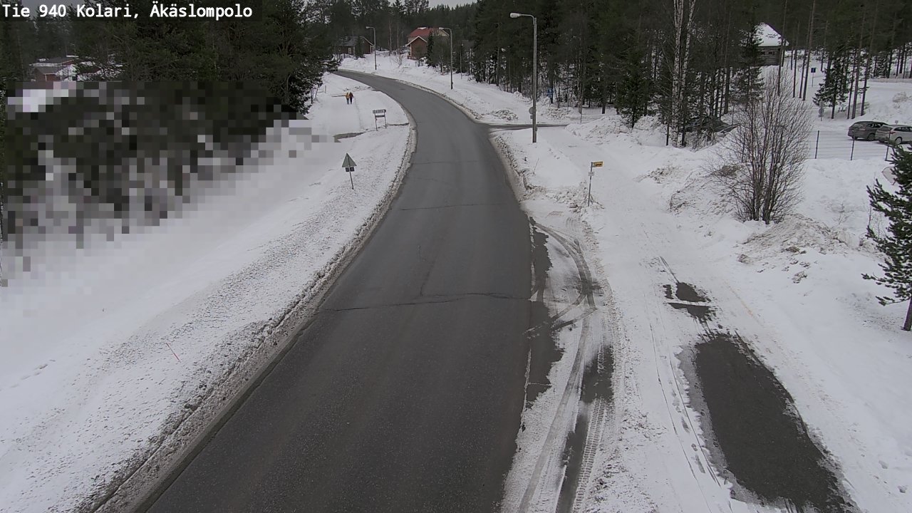 Weather Camera Image Road 940 Kolari, Äkäslompolo, Kolari, Lappi