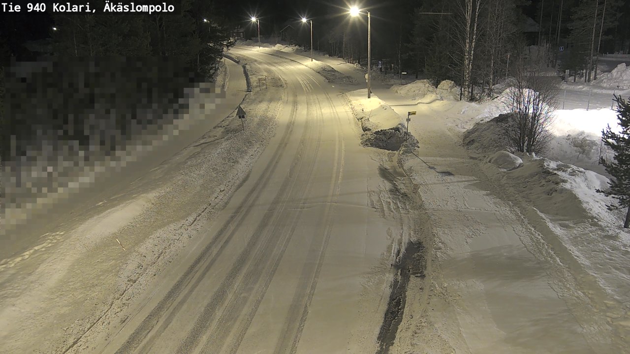 Kelikamerat Kuva Tie 940 Kolari, Äkäslompolo, Kolari, Lappi