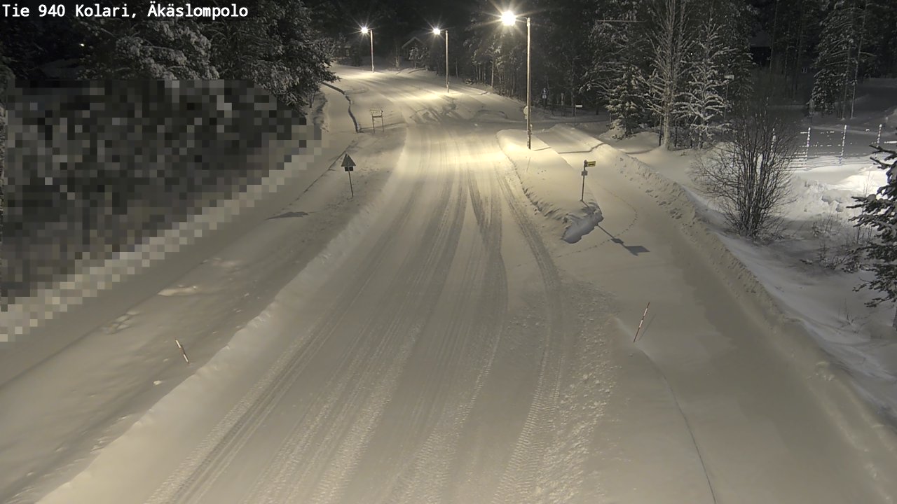 Kelikamerat Kuva Tie 940 Kolari, Äkäslompolo, Kolari, Lappi