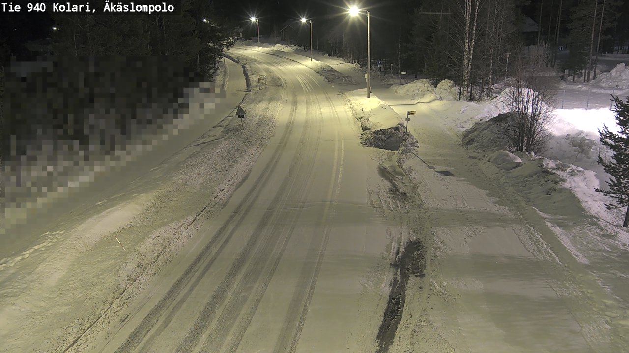 Kelikamerat Kuva Tie 940 Kolari, Äkäslompolo, Kolari, Lappi