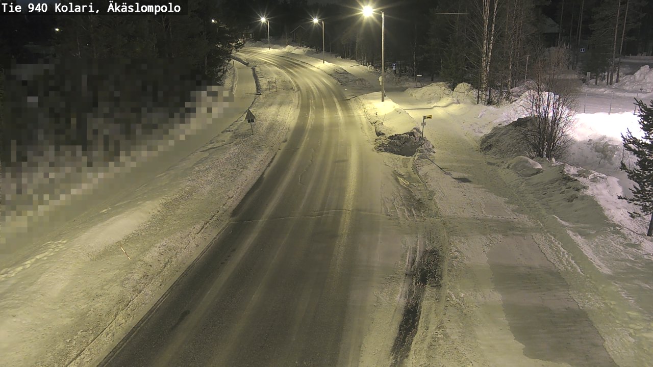 Kelikamerat Kuva Tie 940 Kolari, Äkäslompolo, Kolari, Lappi