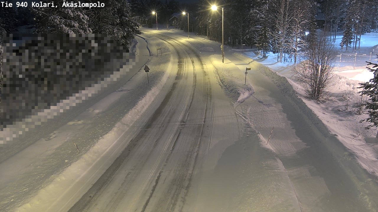 Kelikamerat Kuva Tie 940 Kolari, Äkäslompolo, Kolari, Lappi