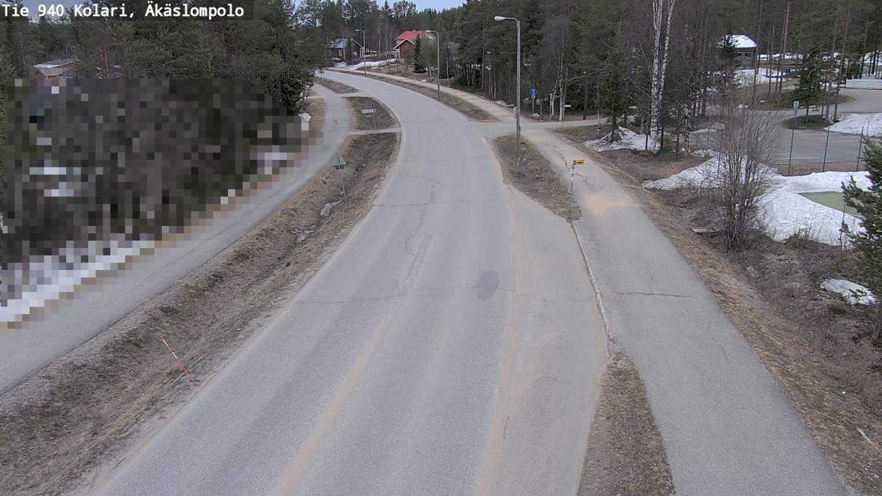 Weather Camera Image Väg 940 Kolari, Äkäslompolo, Kolari, Lappi