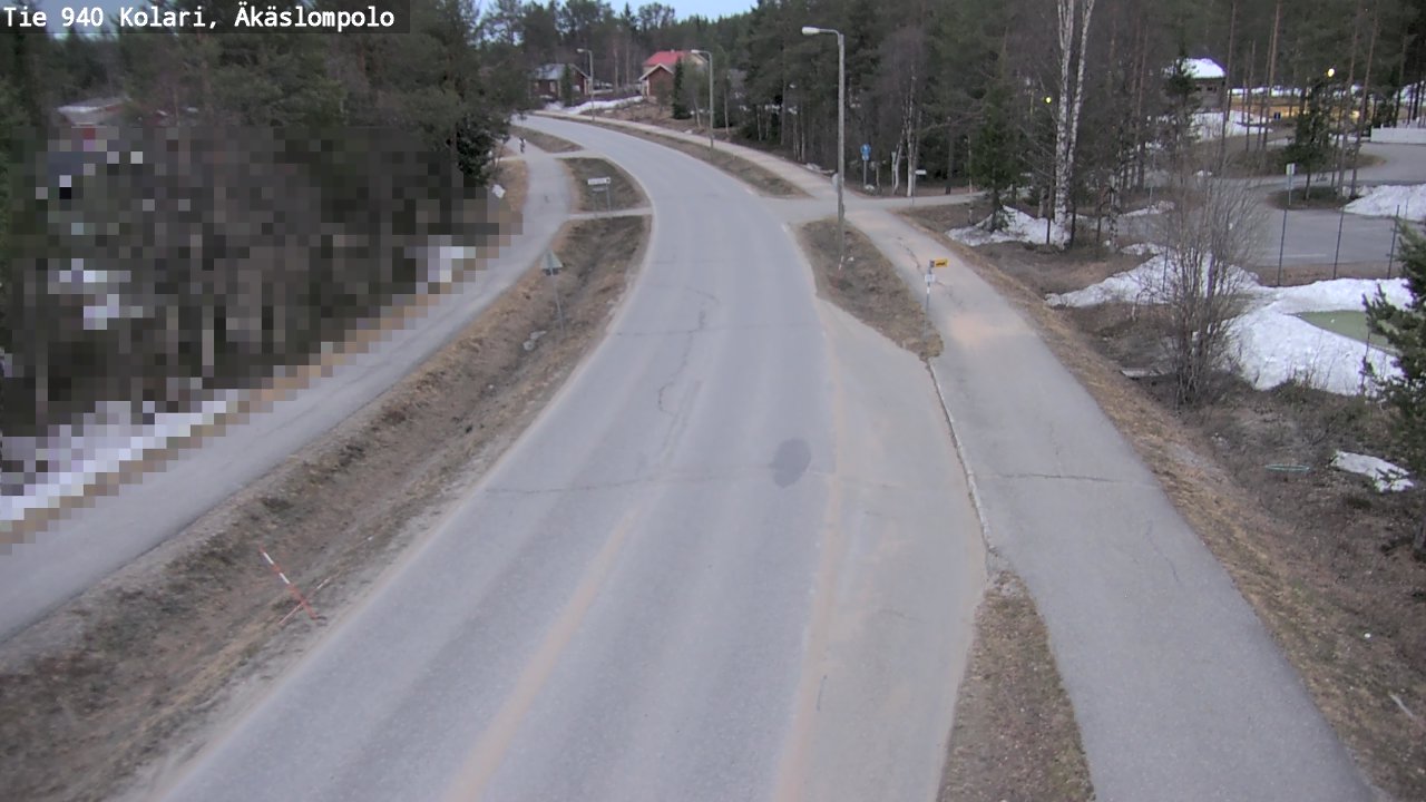 Weather Camera Image Road 940 Kolari, Äkäslompolo, Kolari, Lappi