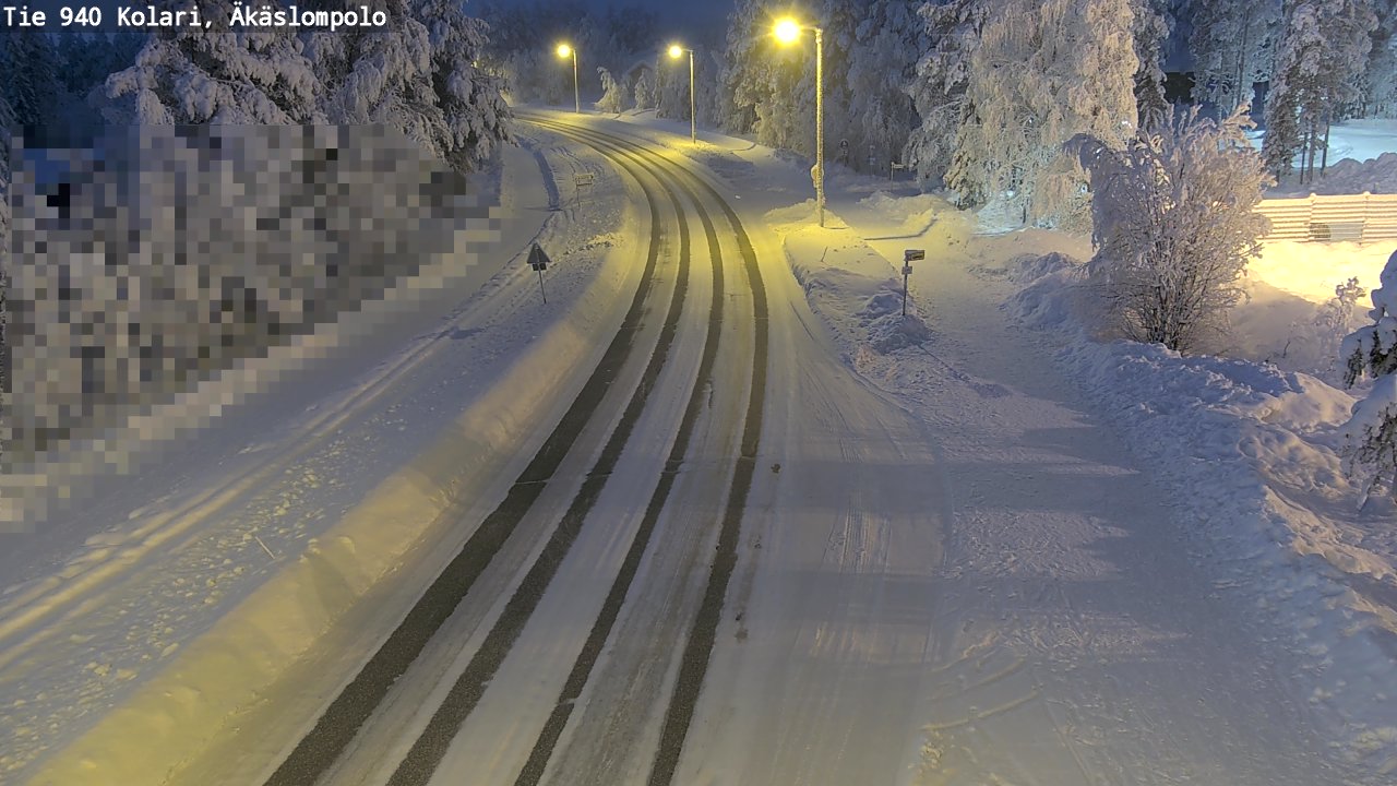 Kelikamerat Kuva Tie 940 Kolari, Äkäslompolo, Kolari, Lappi