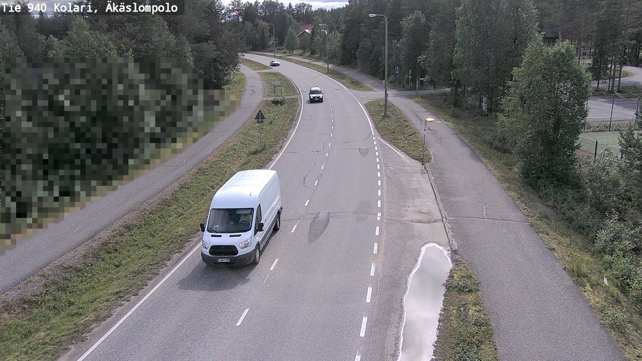 Weather Camera Image Väg 940 Kolari, Äkäslompolo, Kolari, Lappi