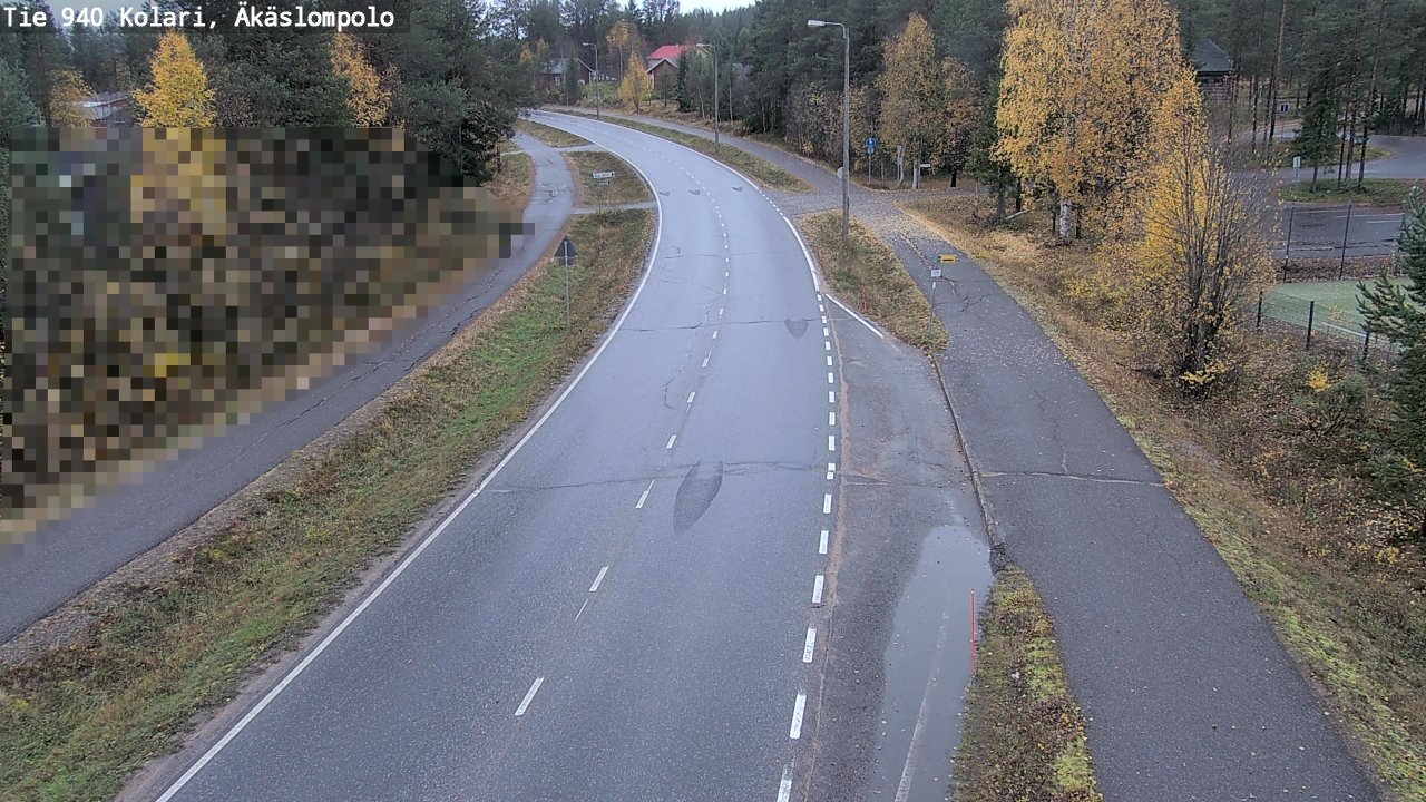 Weather Camera Image Väg 940 Kolari, Äkäslompolo, Kolari, Lappi