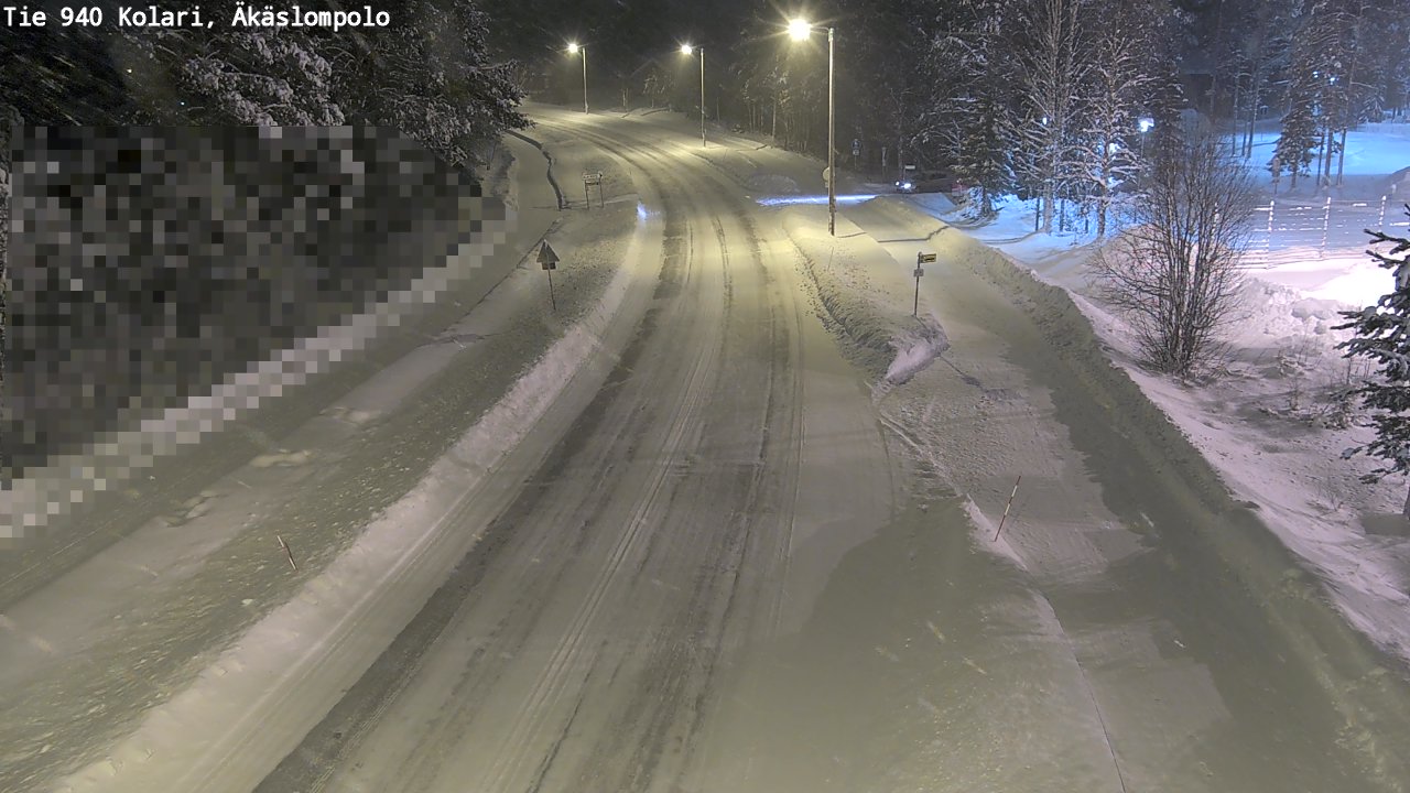 Kelikamerat Kuva Tie 940 Kolari, Äkäslompolo, Kolari, Lappi