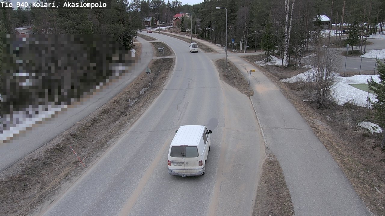 Weather Camera Image Väg 940 Kolari, Äkäslompolo, Kolari, Lappi