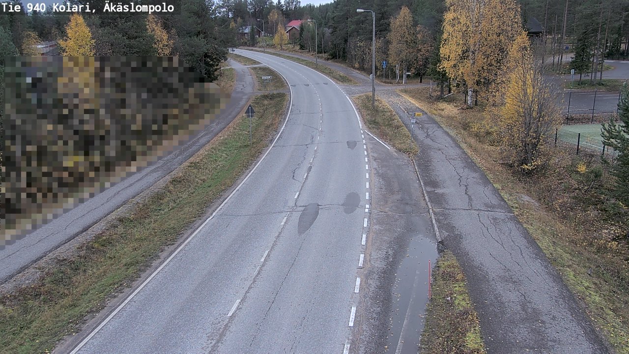 Weather Camera Image Väg 940 Kolari, Äkäslompolo, Kolari, Lappi