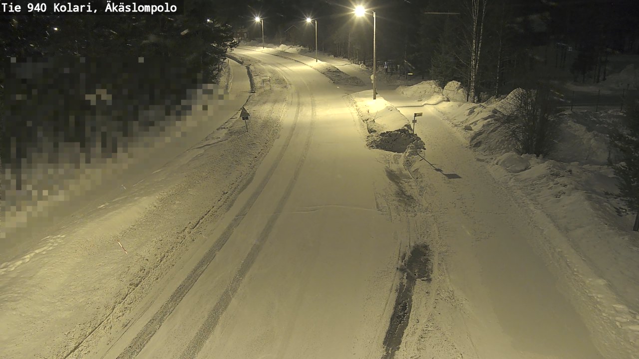 Kelikamerat Kuva Tie 940 Kolari, Äkäslompolo, Kolari, Lappi