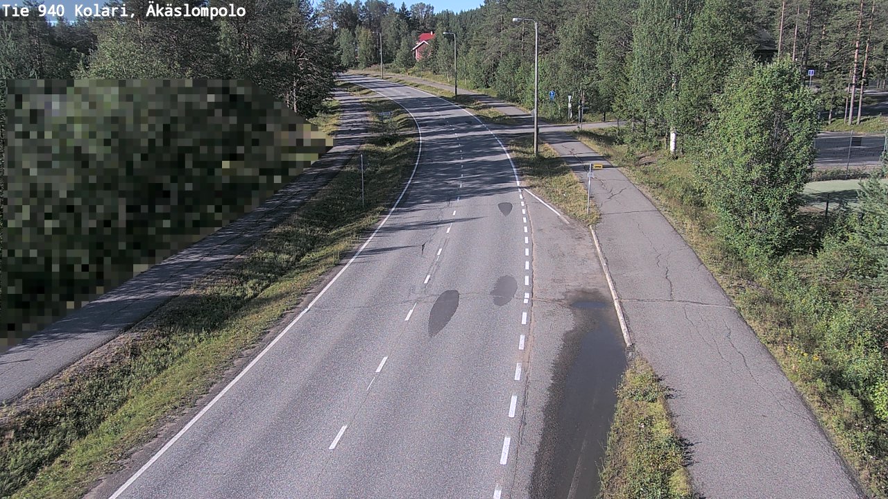 Weather Camera Image Road 940 Kolari, Äkäslompolo, Kolari, Lappi