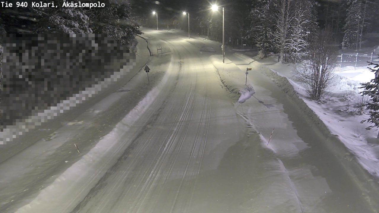 Kelikamerat Kuva Tie 940 Kolari, Äkäslompolo, Kolari, Lappi