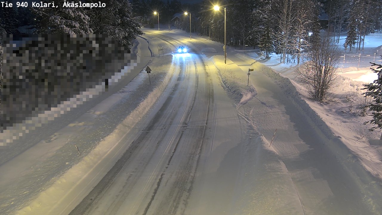 Kelikamerat Kuva Tie 940 Kolari, Äkäslompolo, Kolari, Lappi