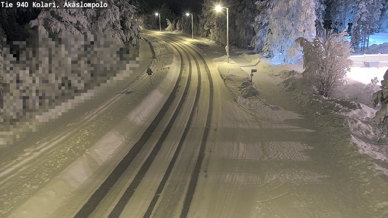 Kelikamerat Kuva Tie 940 Kolari, Äkäslompolo, Kolari, Lappi
