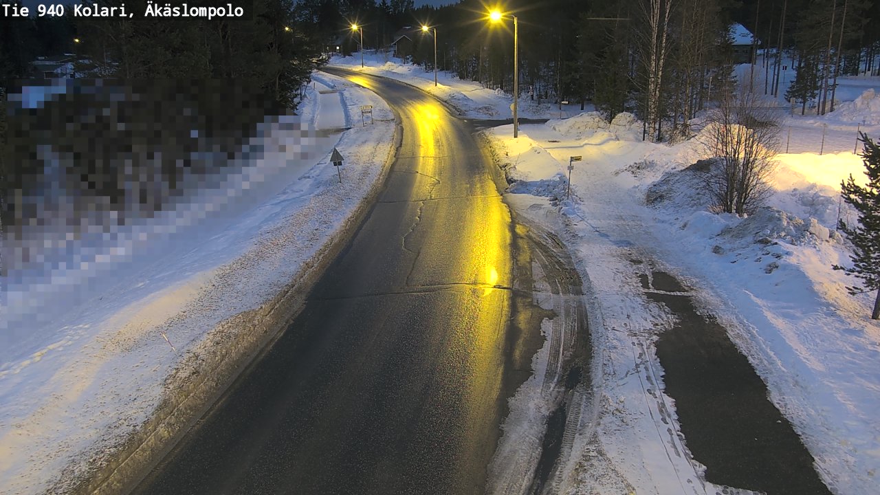 Weather Camera Image Road 940 Kolari, Äkäslompolo, Kolari, Lappi