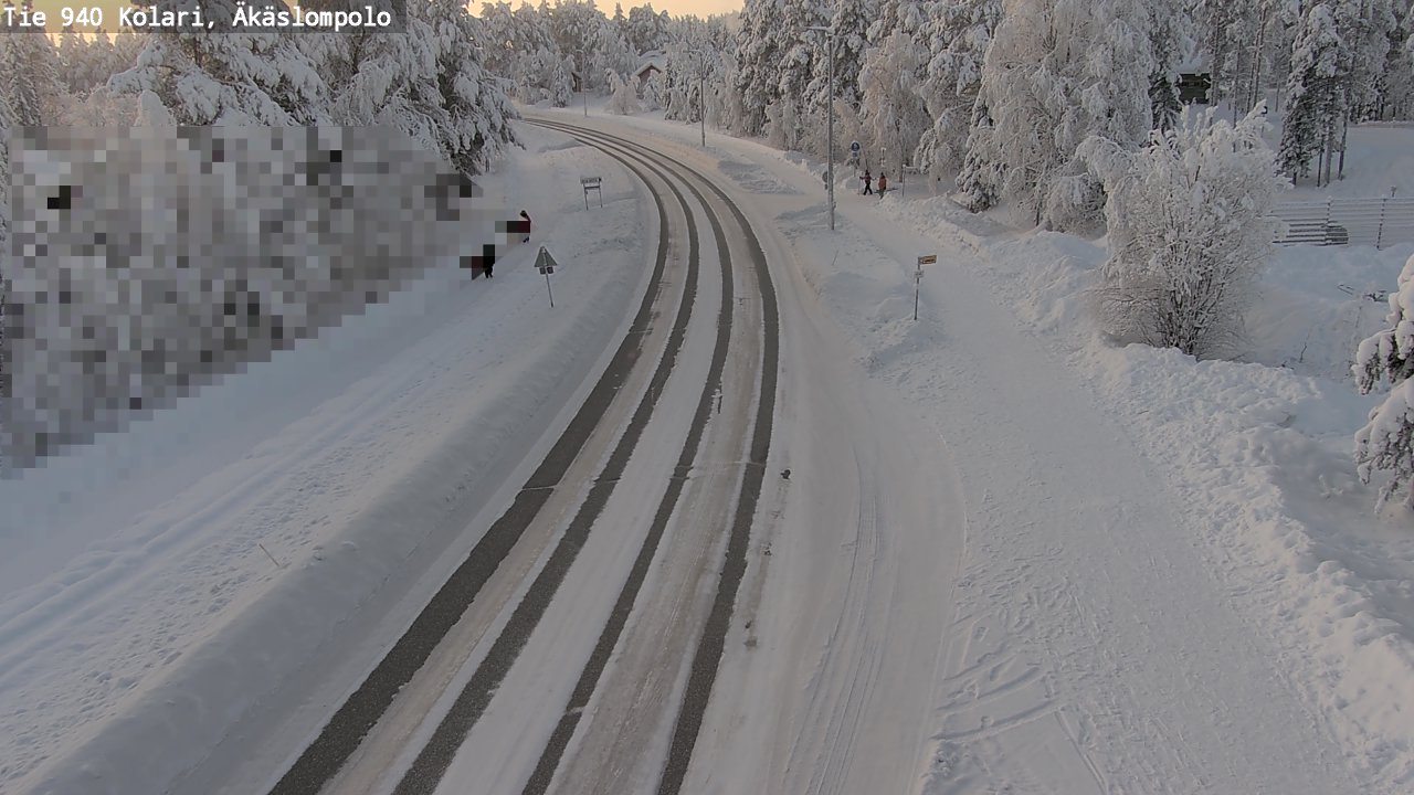 Weather Camera Image Road 940 Kolari, Äkäslompolo, Kolari, Lappi