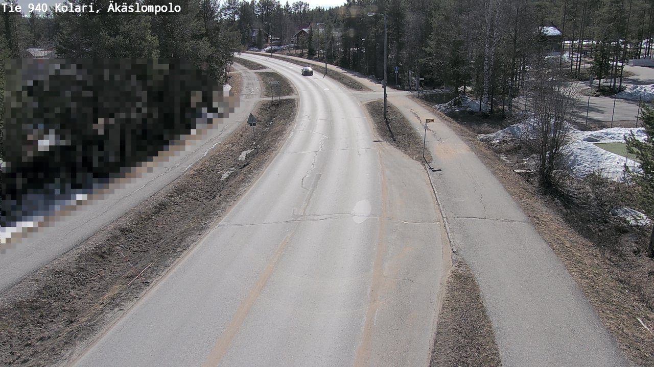 Weather Camera Image Väg 940 Kolari, Äkäslompolo, Kolari, Lappi