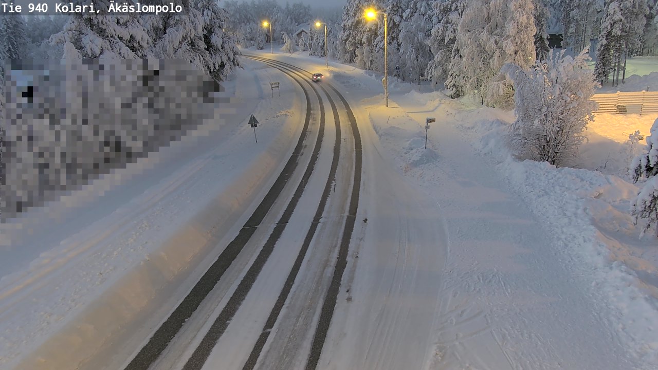 Kelikamerat Kuva Tie 940 Kolari, Äkäslompolo, Kolari, Lappi