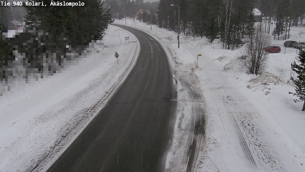 Kelikamerat Kuva Tie 940 Kolari, Äkäslompolo, Kolari, Lappi