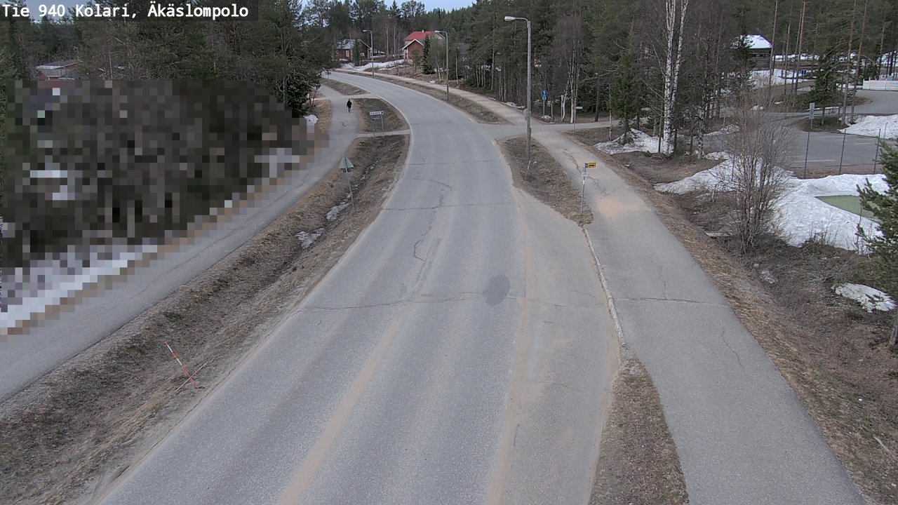 Weather Camera Image Väg 940 Kolari, Äkäslompolo, Kolari, Lappi