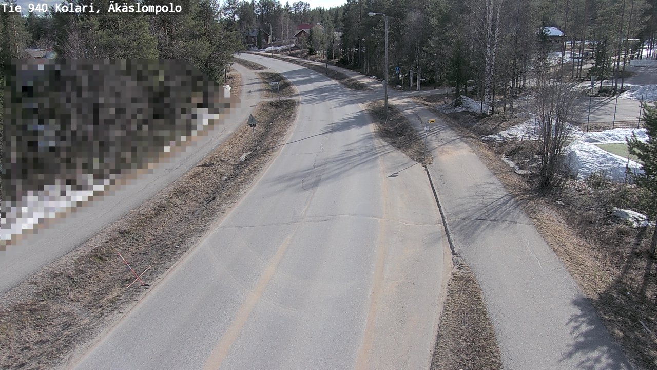 Weather Camera Image Väg 940 Kolari, Äkäslompolo, Kolari, Lappi